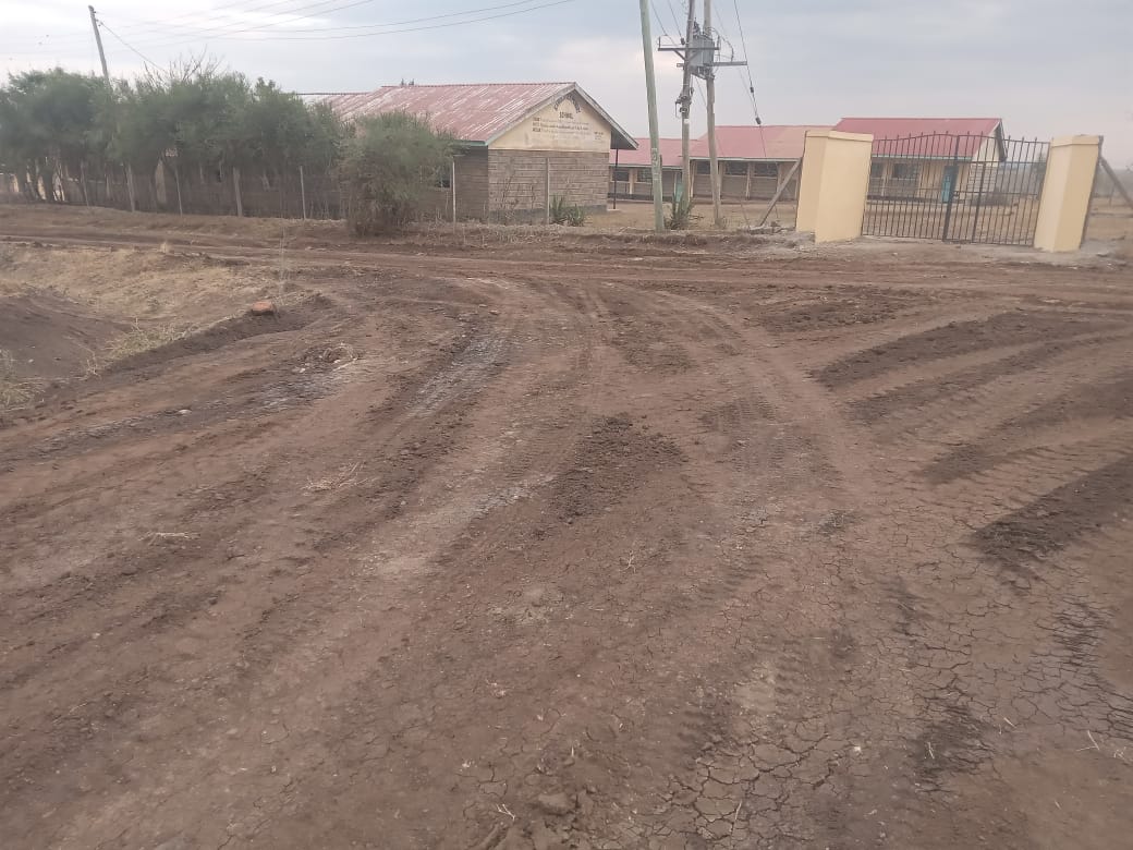 Land plots being marked in Katani, Machakos